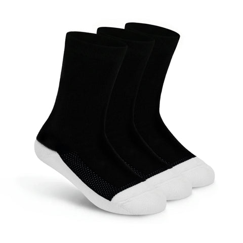 Calcetines extra espaciosos - Negro / Blanco